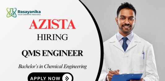 Chemical Engineering Jobs at Azista | Apply Now for Quality Assurance jobs QMS Engineer Job at Azista Chemical Engineering Graduates Apply Now