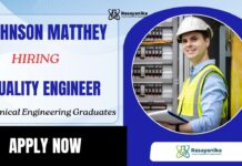 Chemical Engineering Job at Johnson Matthey | Apply Now Quality Engineer Job at Johnson Matthey | Chemical Engineers Apply Now