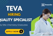 Quality Specialist Job at Teva | Chemistry Graduates Apply Now Teva Careers: Quality Specialist Role | Chemistry Jobs in Bangalore