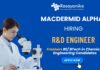 R&D Engineer Position Chemical Engineering Job - MacDermid Alpha Careers 2025