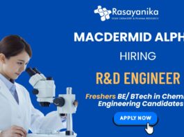 R&D Engineer Position Chemical Engineering Job - MacDermid Alpha Careers 2025