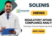 MSc Chemistry Job in Mumbai | Apply for Regulatory Affairs Role at Solenis Regulatory Affairs Job at Solenis | Apply Now for Chemistry Job in Mumbai