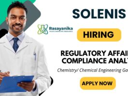 Regulatory Affairs Job at Solenis | Apply Now for Chemistry Job in Mumbai