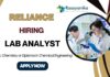 Reliance Careers 2025 Lab Analyst Vacancy in Vadodara-Chemical Engineering Job