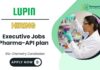 Executive Jobs at Lupin | BSc Chemistry Candidates Apply Now