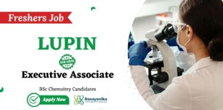 Freshers Jobs at Lupin | Apply for Executive Jobs
