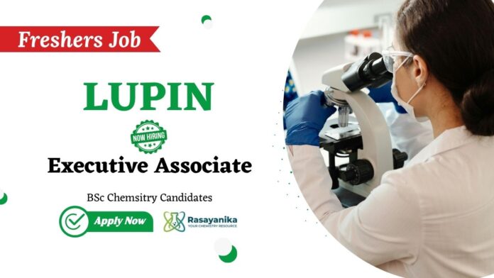 Freshers Jobs at Lupin | Apply for Executive Jobs