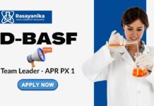BASF Team Leader Job For Organic Chemistry Candidates, Apply Now Chemistry Jobs at BASF | Organic Chemistry Candidates Apply Now