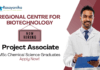 Project Associate Positions at RCB | Chemistry Graduates Apply
