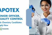 Quality Control Jobs at Apotex Bangalore | BSc in Chemistry Apply Now Quality Control Jobs at Apotex Bangalore | BSc in Chemistry Apply Now