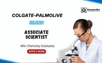 Colgate-Palmolive Hiring Associate & Senior Associate Scientist – Apply Now Associate Scientist Jobs at Colgate-Palmolive | MSc Chemistry Apply Now