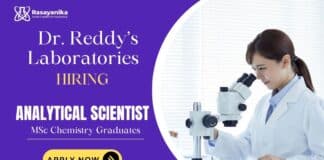 Scientist Job at Dr. Reddy’s Chemistry Job in Hyderabad