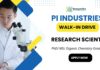 Scientist Job at PI Industries Apply Now for the Chemical Engineering Job