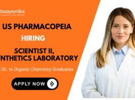 Scientist Job at USP Hyderabad Apply Now for the Chemistry Job