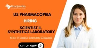 Scientist Job at USP Hyderabad Apply Now for the Chemistry Job