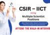 CSIR IICT Recruitment | Multiple Research Job Vacancies for Chemistry Candidates. Walk-in Interview 2025 | Project Positions Apply Now.