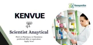 Kenvue Scientist Analytical Jobs 2025 |  Apply for R&D Role in Mumbai