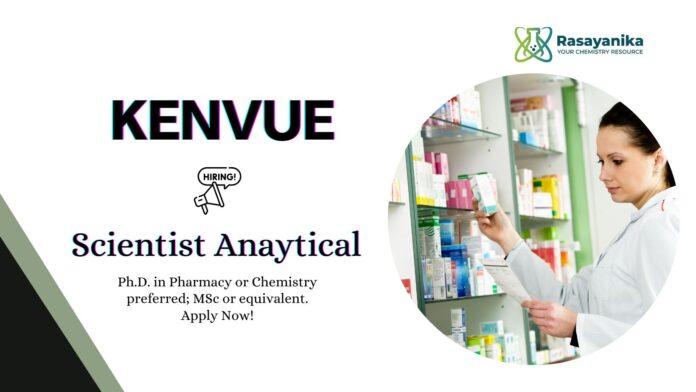 Kenvue Scientist Analytical Jobs 2025 |  Apply for R&D Role in Mumbai