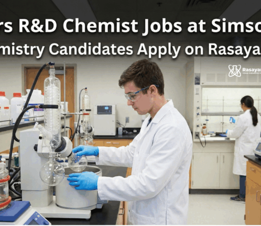 Freshers R&D Chemistry Jobs at Simson Labs - Chemistry Candidates Apply on Rasayanika