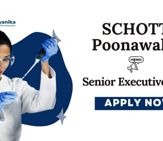 Chemistry Jobs at SCHOTT Poonawalla | Apply for the Senior Executive EHS Role