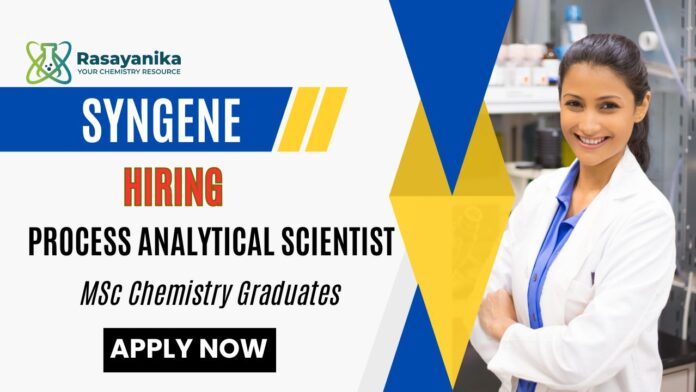 Syngene Careers Process Analytical Scientist Job Apply Now for the Chemistry Job Syngene Careers Process Analytical Scientist Job Apply Now for the Chemistry Job