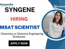 Syngene Careers Scientist Job Opportunities in Bangalore