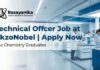 Technical Officer Job at AkzoNobel Apply Now for MSc Chemistry Jobs
