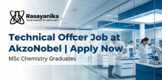 Technical Officer Job at AkzoNobel Apply Now for MSc Chemistry Jobs