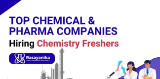 Top Chemical & Pharma Companies Hiring Chemistry Freshers
