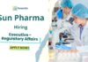 Executive Jobs at Sun Pharma | MSc Chemistry Candidates Apply Now