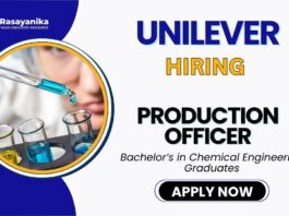 Unilever Careers Chemical Engineering Job Apply for Production Officer Position