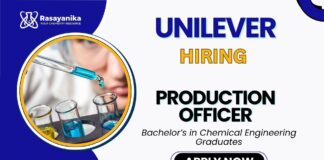 Unilever Careers Chemical Engineering Job Apply for Production Officer Position