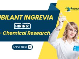 Chemical Research Jobs at Jubilant | Apply Now