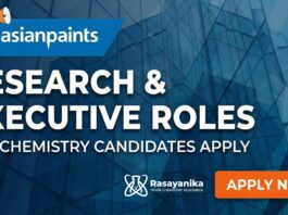 Research Jobs at Asian Paints | MSc Chemistry Jobs