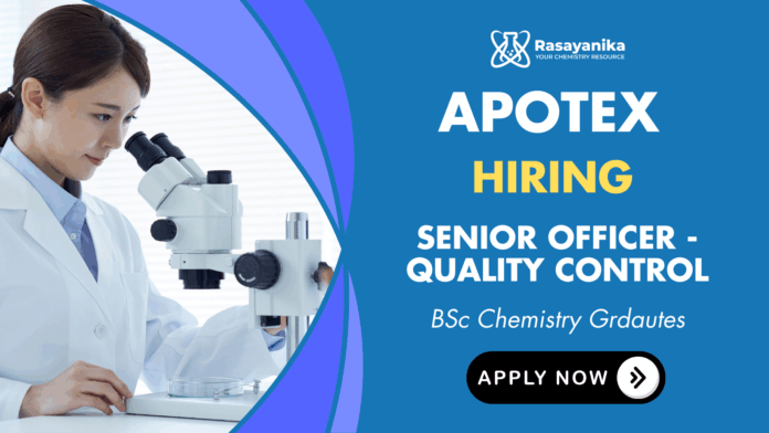 Apotex Career QC Job Chemistry Jobs in Bangalore Apotex Career QC Job Chemistry Jobs in Bangalore