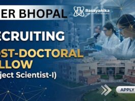 Project Scientist – IISER Bhopal Recruitment | Apply Now