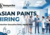 BSc Chemistry Jobs at Asian Paints | Apply Now Asian Paints Careers: Production Executive | BSc Chemistry Jobs