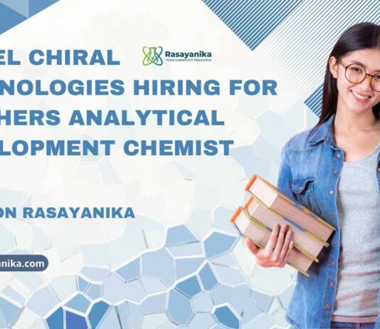 Freshers MSc Analytical Chemistry Jobs at Daicel Chiral Technologies