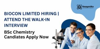 Biocon Limited Hiring | Attend the Walk-In Interview