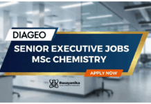 Senior Executive Jobs at Diageo | MSc Chemistry | Apply Now
