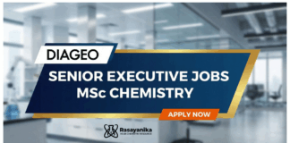 Senior Executive Jobs at Diageo | MSc Chemistry | Apply Now