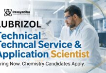 Chemistry Jobs at Lubrizol | Technical Service & Application Scientist