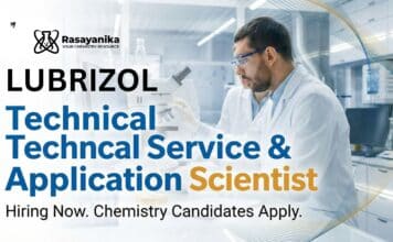 Lubrizol Technical Service & Application Scientist Job For Chem & Chem Engg, Apply Chemistry Jobs at Lubrizol | Technical Service & Application Scientist