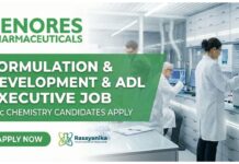 Executive Jobs at Senores Pharmaceuticals | MSc Chemistry Candidates Apply