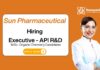 Executive Jobs at Sun Pharma | MSc Organic Chemistry Apply Now