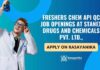 Freshers Chem API QC Job Openings at Stanex Drugs and Chemicals Pvt. Ltd., Apply on Rasayanika