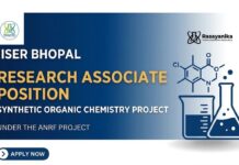 Research Associate Jobs at IISER Bhopal | PhD Chemistry Jobs