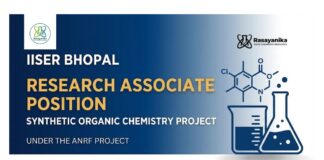 Research Associate Jobs at IISER Bhopal | PhD Chemistry Jobs