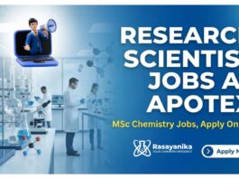Research Scientist Jobs at Apotex | MSc Chemistry Jobs, Apply Online