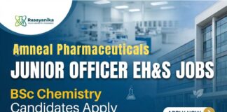 Chemistry Jobs at Amneal Pharmaceuticals | Apply for Junior Officer Job Role 